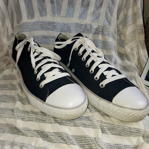 Men's black Converse All Star shoes 12